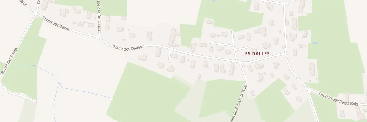 Plan du 1314 Rte des Dalles à Mézériat