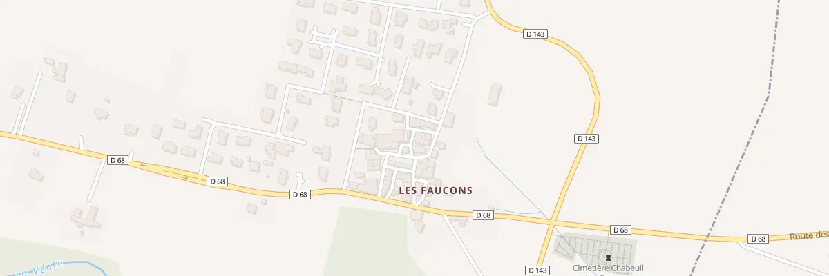 Plan du 9007 Les Faucons à Chabeuil