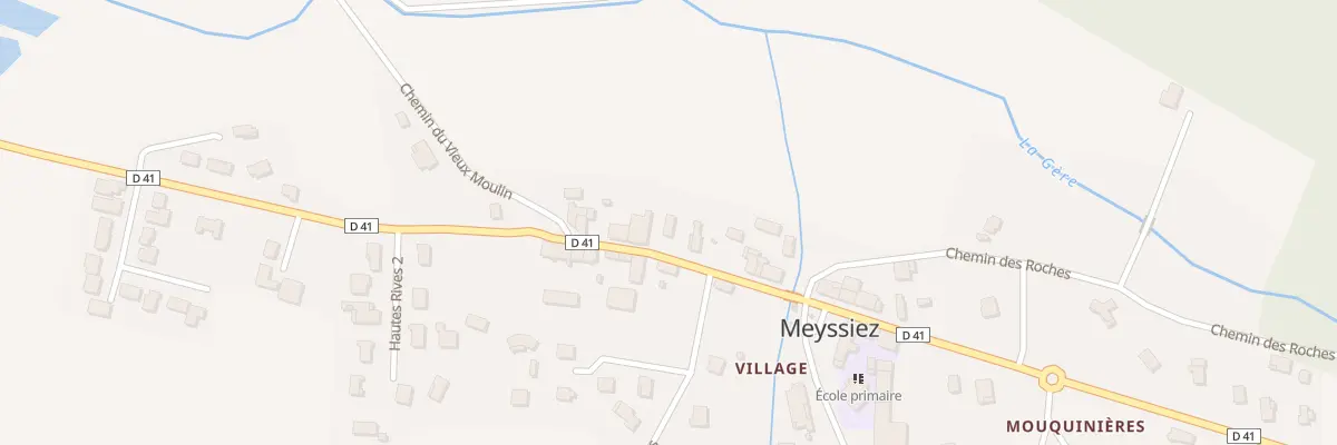 Plan du 102 Rte d’Eyzin Pinet à Meyssiez