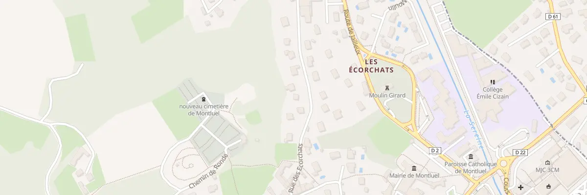 Plan du 350 Rue des Ecorchats à Montluel