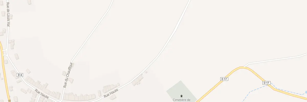 Plan du 57 Rue Haute à Francheval