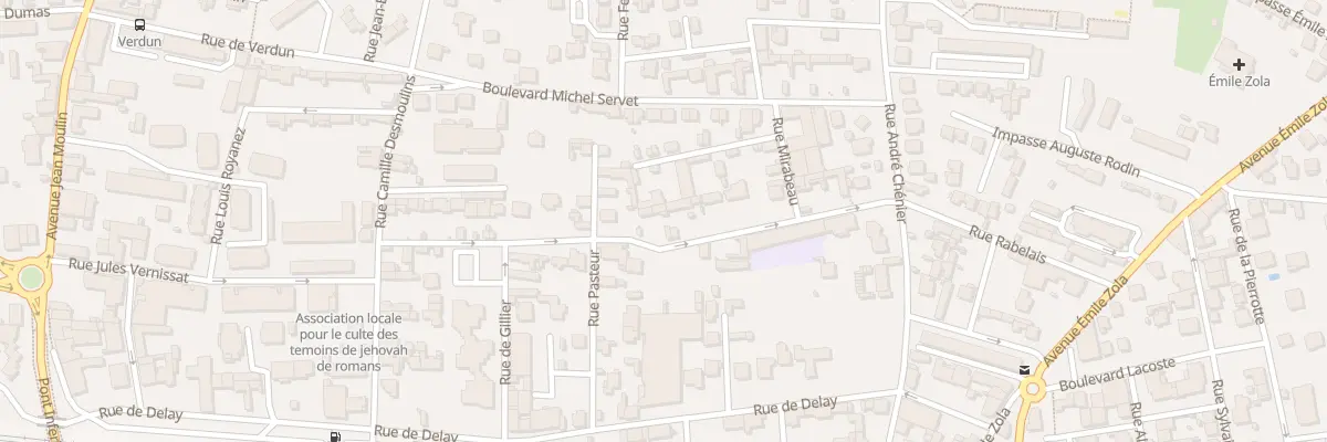 Plan du 22 Rue Jules Ferry à Romans-sur-Isère