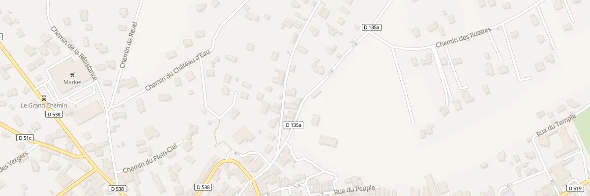 Plan du 154 Rue de la Democratie à Beaurepaire