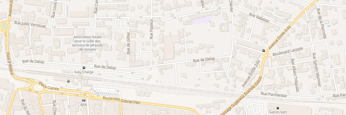 Plan du 12A Rue de Delay à Romans-sur-Isère