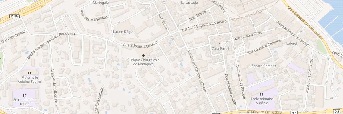 Plan du 9229 Rue Edouard Amavet à Martigues