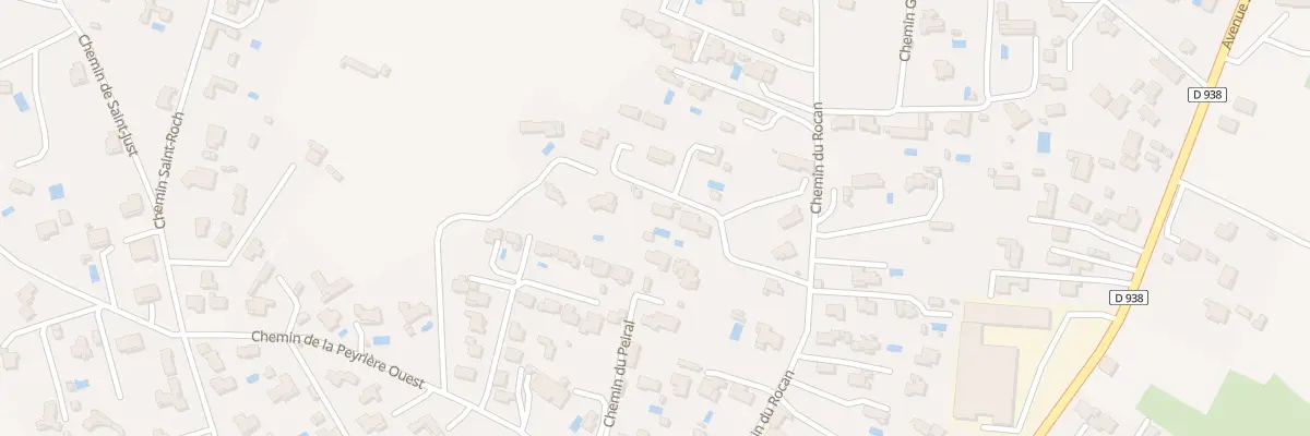 Plan du 255 Che du Rocan à Carpentras