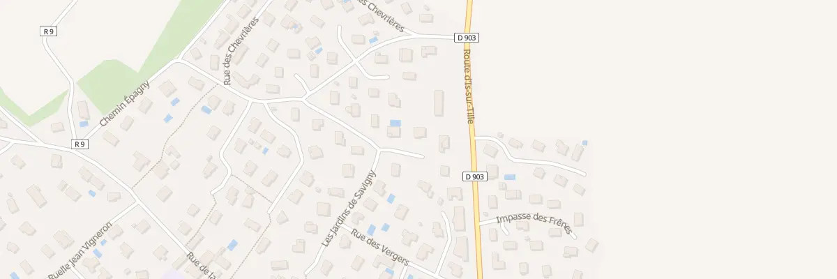 Plan du 9 Le Meix des Puits à Savigny-le-Sec