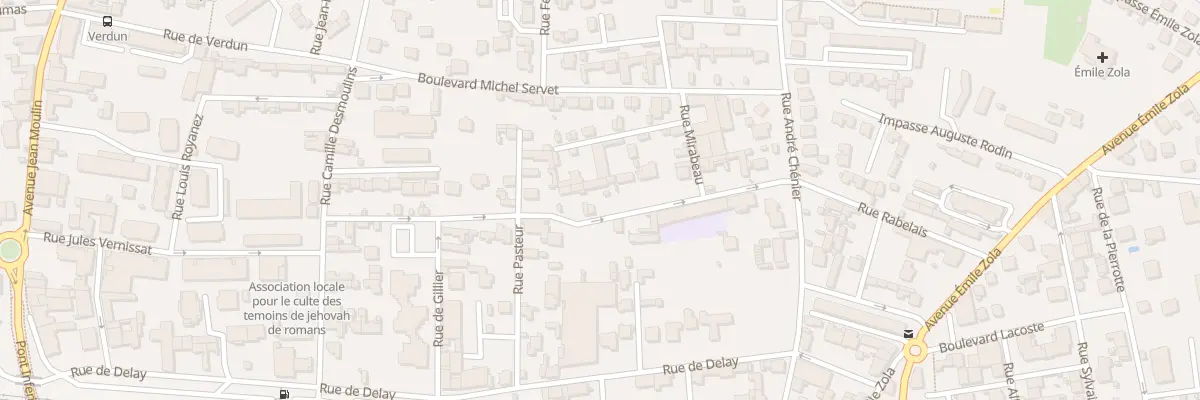 Plan du 20 Rue Jules Ferry à Romans-sur-Isère