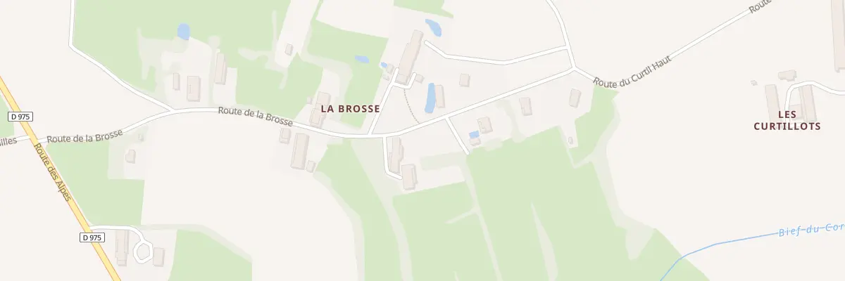 Plan du 406 Rte Brosse à Romenay