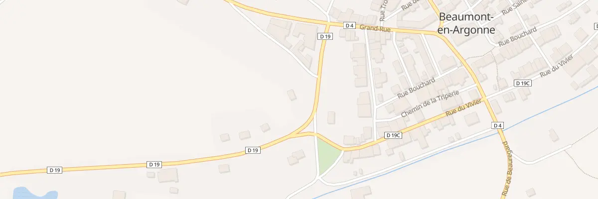 Plan du 5 Rue Saint Jean Baptiste à Beaumont-en-Argonne