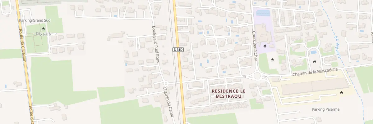 Plan du 673 Rte de Robion à L’Isle-sur-la-Sorgue