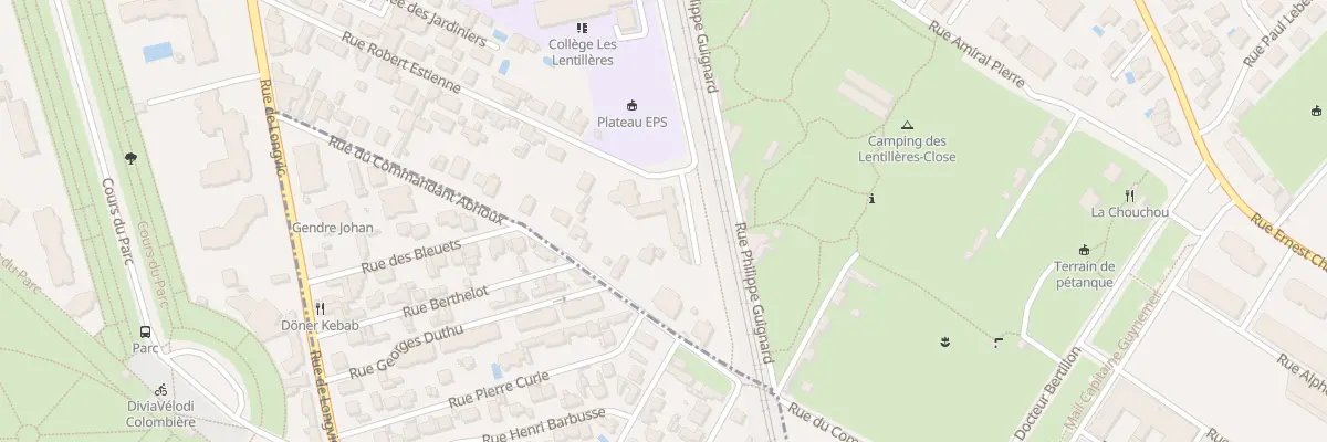 Plan du 36 Rue Robert Estienne à Dijon