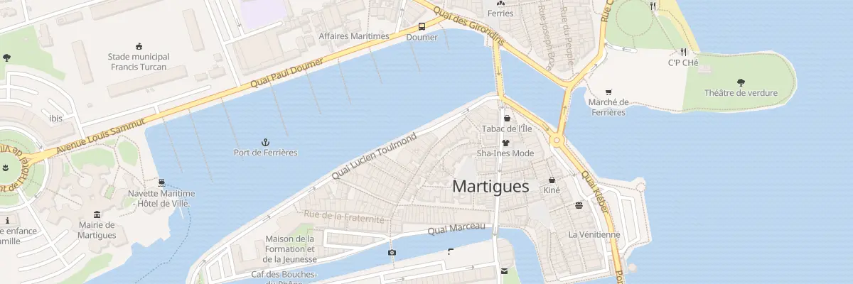 Plan du 25 Rue Eugène Pelletan à Martigues