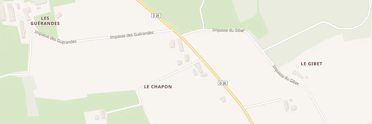 Plan du 997 Rte de Mezeriat à Chaveyriat