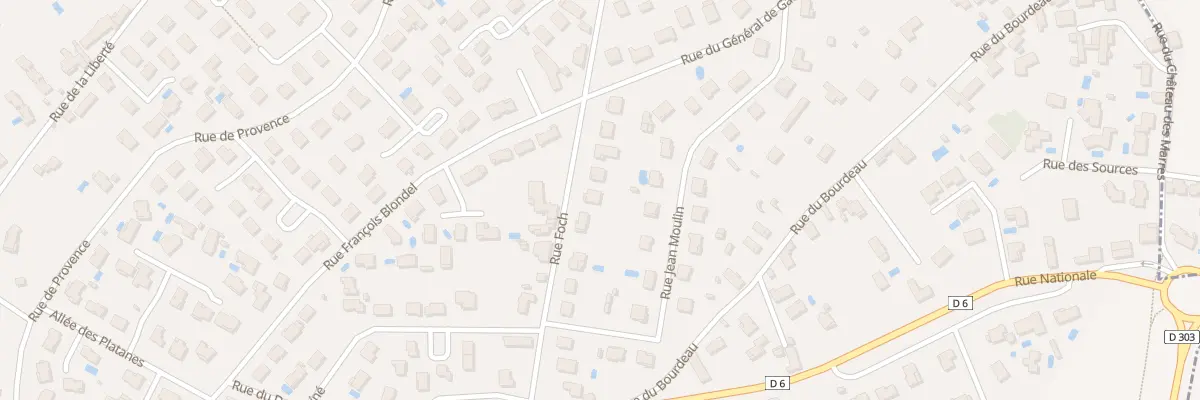 Plan du 16 Rue Foch à Jonage