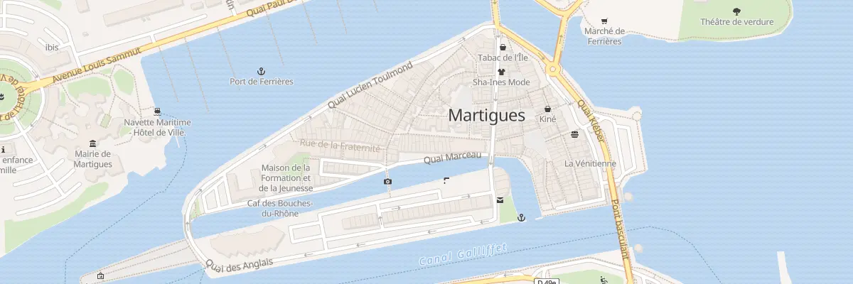 Plan du 9 Rue des Cordonniers à Martigues