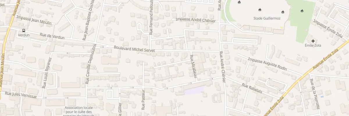 Plan du 13 Bd Michel Servet à Romans-sur-Isère