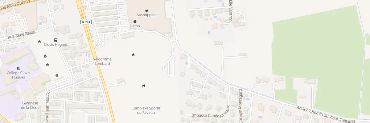 Plan du 236 Ach Anc Che du Vieux Taillades à Cavaillon
