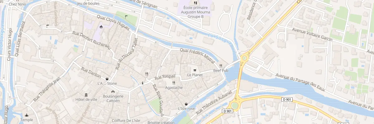 Plan du 18 Rue Liron à L’Isle-sur-la-Sorgue