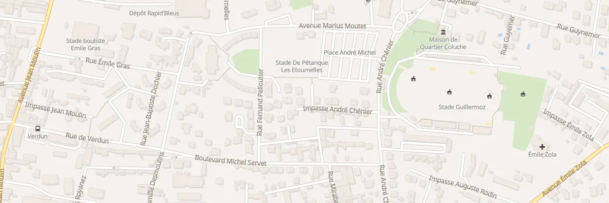 Plan du 9 Imp Andre Chenier à Romans-sur-Isère