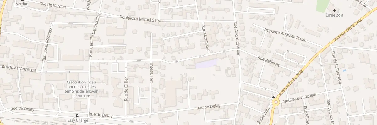 Plan du 11 Rue Jules Ferry à Romans-sur-Isère