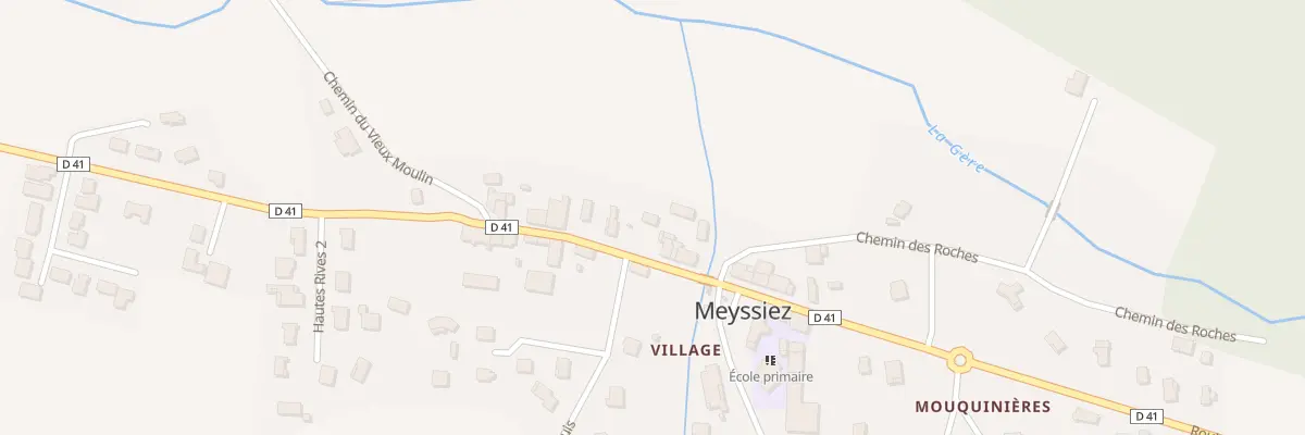Plan du 9000 Village à Meyssiez