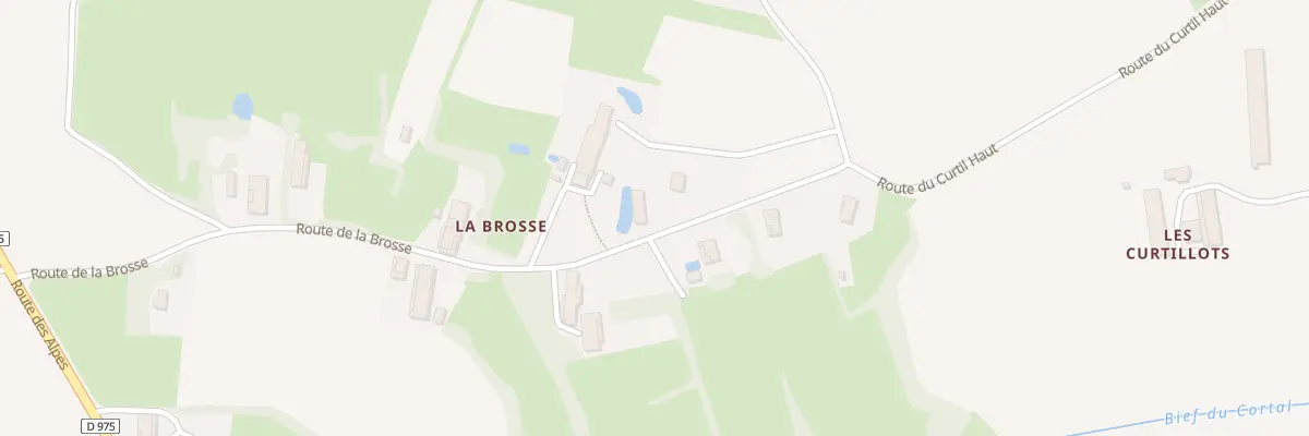 Plan du 501 Rte Brosse à Romenay