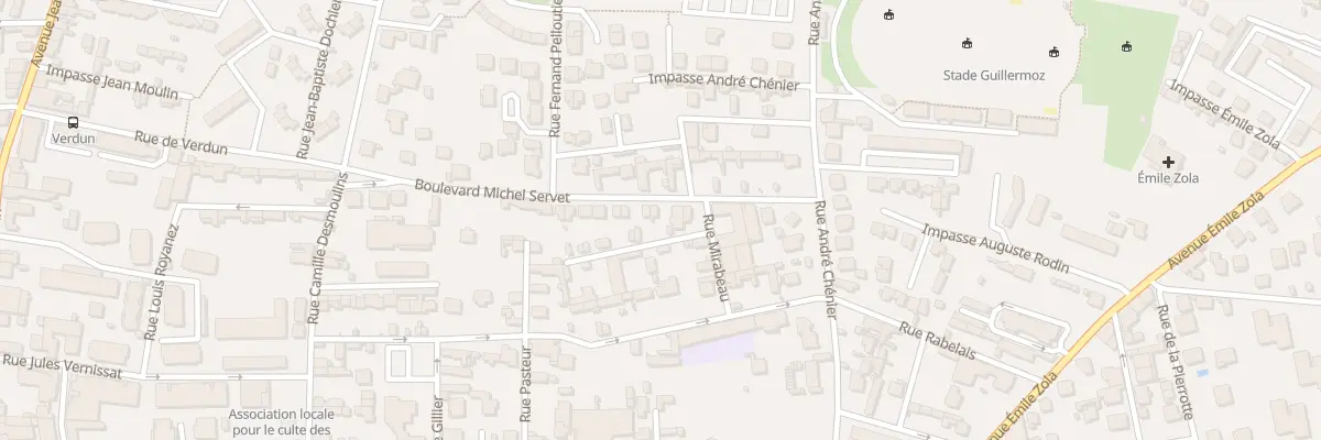 Plan du 11 Bd Michel Servet à Romans-sur-Isère