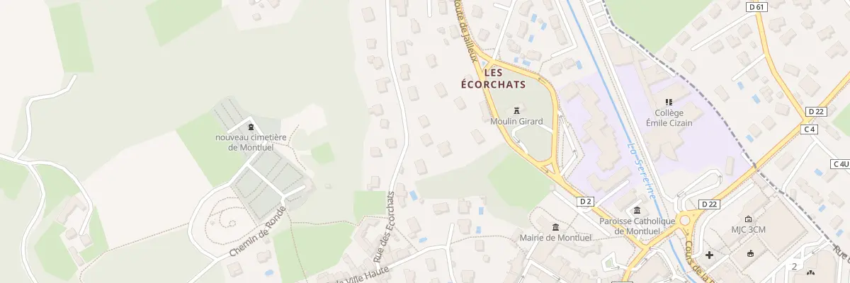 Plan du 359 Rue des Ecorchats à Montluel