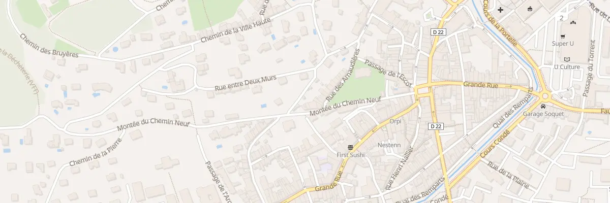 Plan du 172 Mte du Chemin Neuf à Montluel