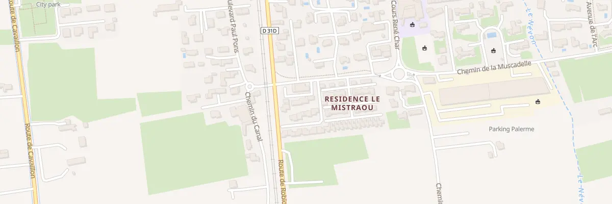 Plan du 60 Che de la Muscadelle à L’Isle-sur-la-Sorgue