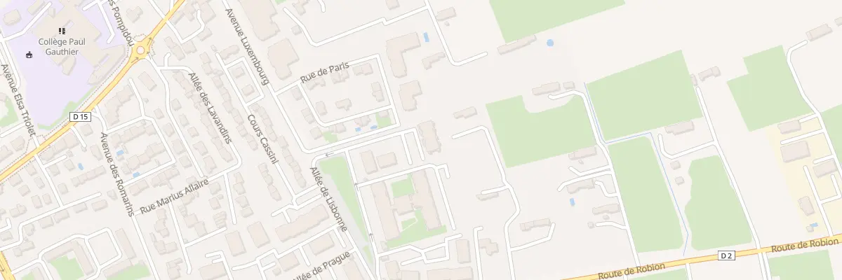Plan du 9084F Rte de Robion à Cavaillon