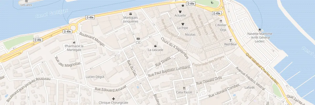 Plan du 33 Crs du 4 Septembre à Martigues