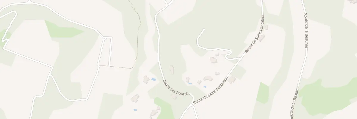 Plan du 1053 Rte des Bourdis à Rousset-les-Vignes