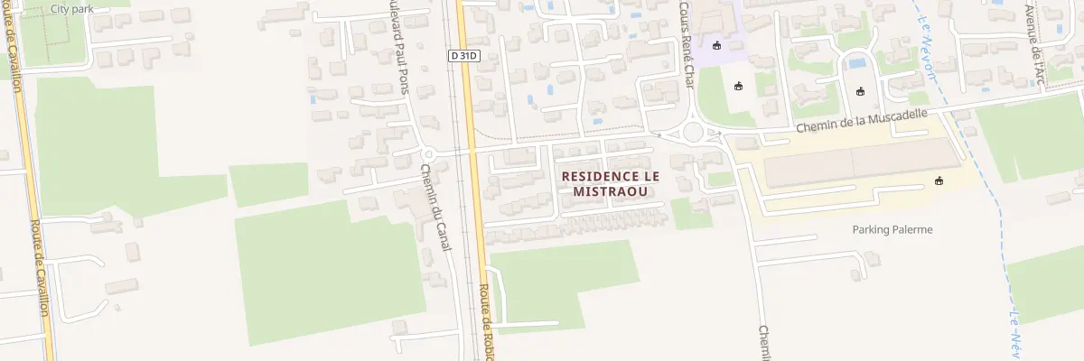 Plan du 30 Che de la Muscadelle à L’Isle-sur-la-Sorgue