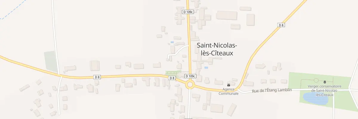 Plan du 5038A Rue de la Fontaine à Saint-Nicolas-lès-Cîteaux