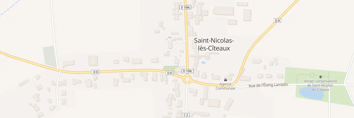 Plan du 1 Rue de la Fontaine à Saint-Nicolas-lès-Cîteaux