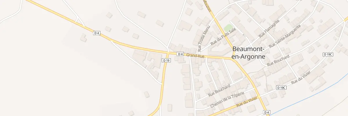Plan du 8 Gr Grand Rue à Beaumont-en-Argonne