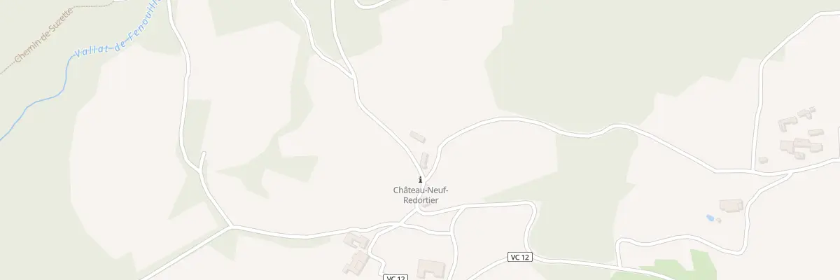 Plan du 5025 Hameau de Chateauneuf à Suzette
