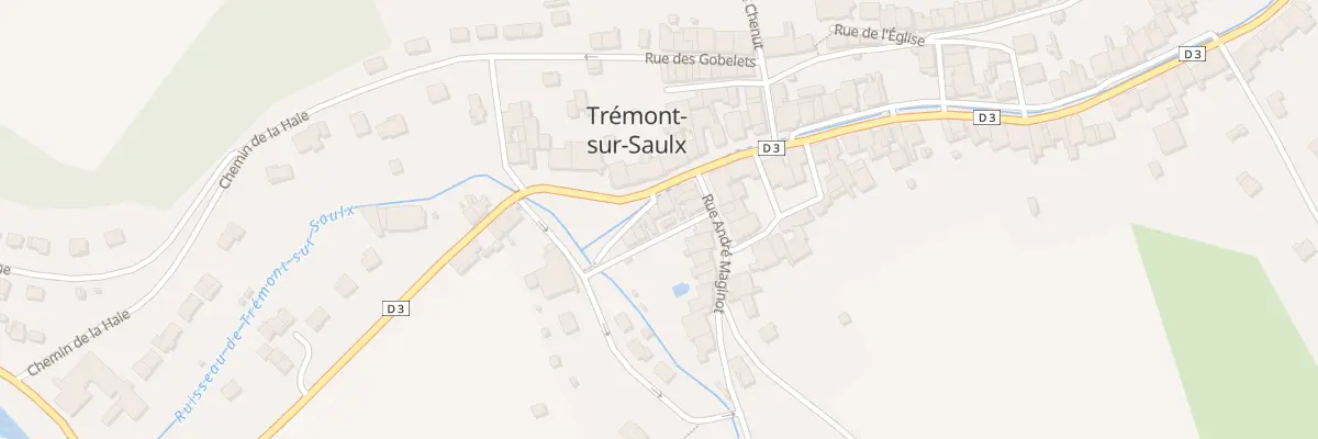 Plan du 93B Rue Raymond Poincaré à Trémont-sur-Saulx
