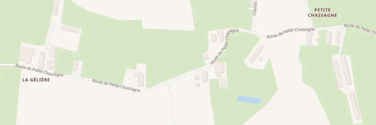 Plan du 916 Rte de Petite Chassagne à Confrançon