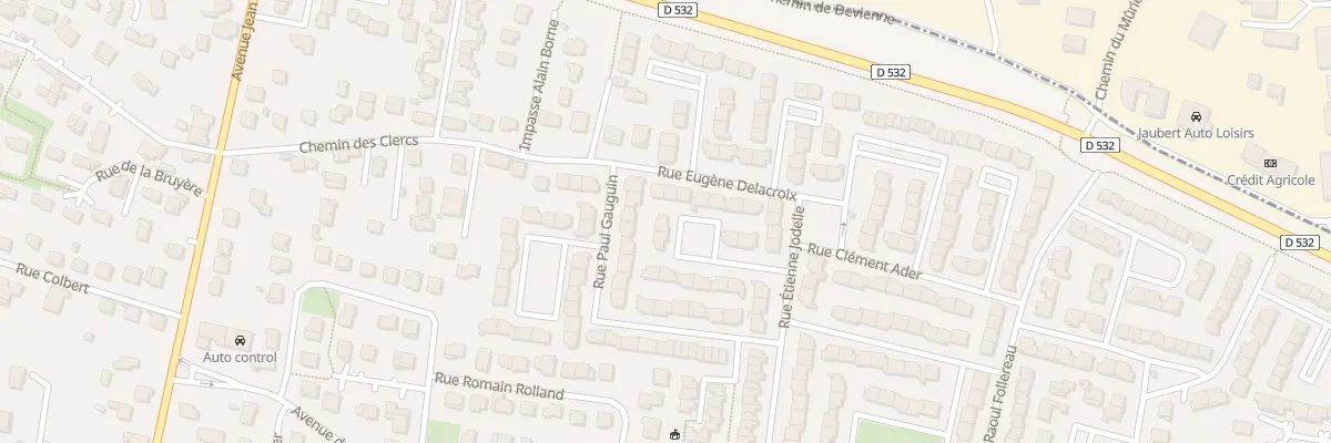 Plan du 15 Rue Dominique Ingres à Romans-sur-Isère