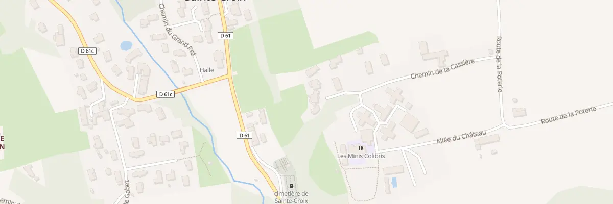 Plan du 298 Che de la Cassiere à Sainte-Croix