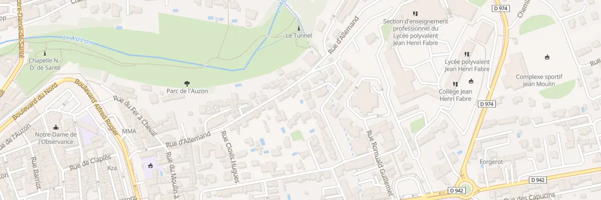 Plan du 286 Rue d’Allemand à Carpentras