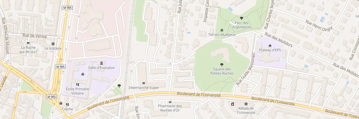 Plan du 57 Rue Jules d’Arbaumont à Dijon