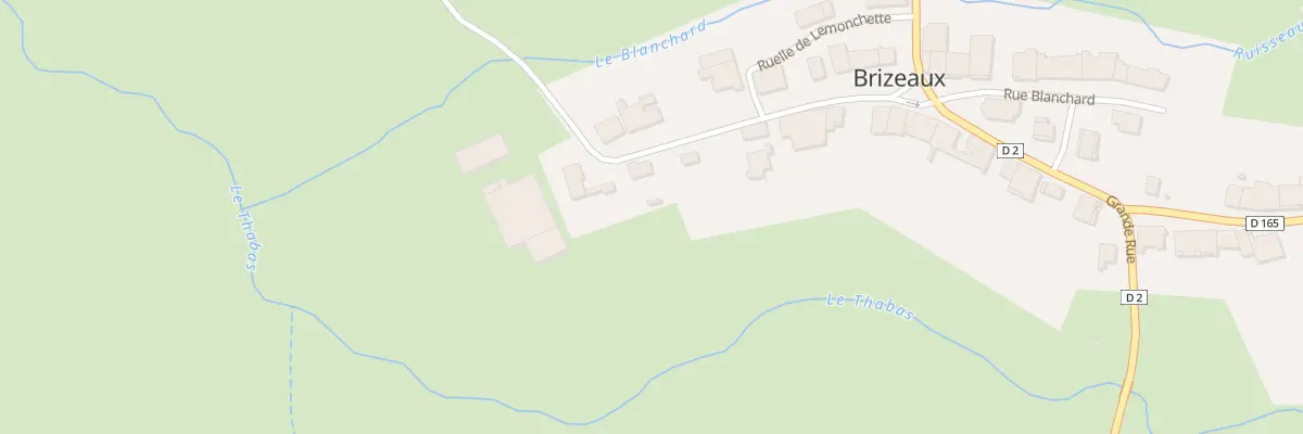 Plan du 4 Gr Grande Rue à Brizeaux