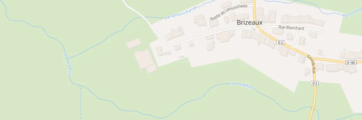 Plan du 4 Gr Grande Rue à Brizeaux