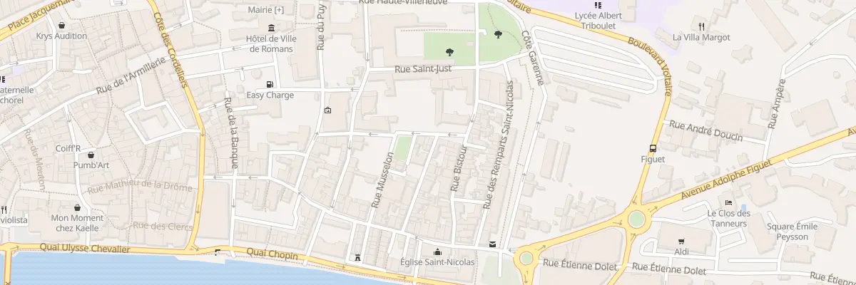 Plan du 3 Pl du Chapitre à Romans-sur-Isère