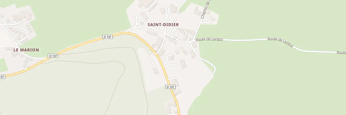 Plan du 995 Rte du Grand Serre à Lens-Lestang