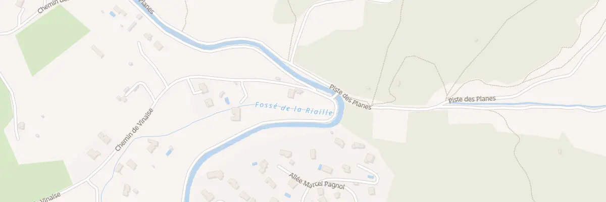 Plan du 1016 Che des Vinaises à Velleron